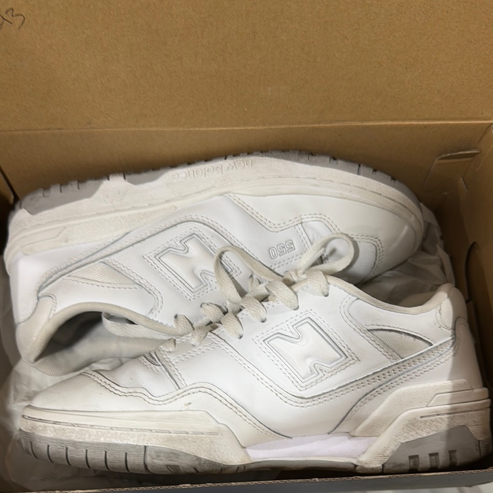 White Leather Men's Sneakers